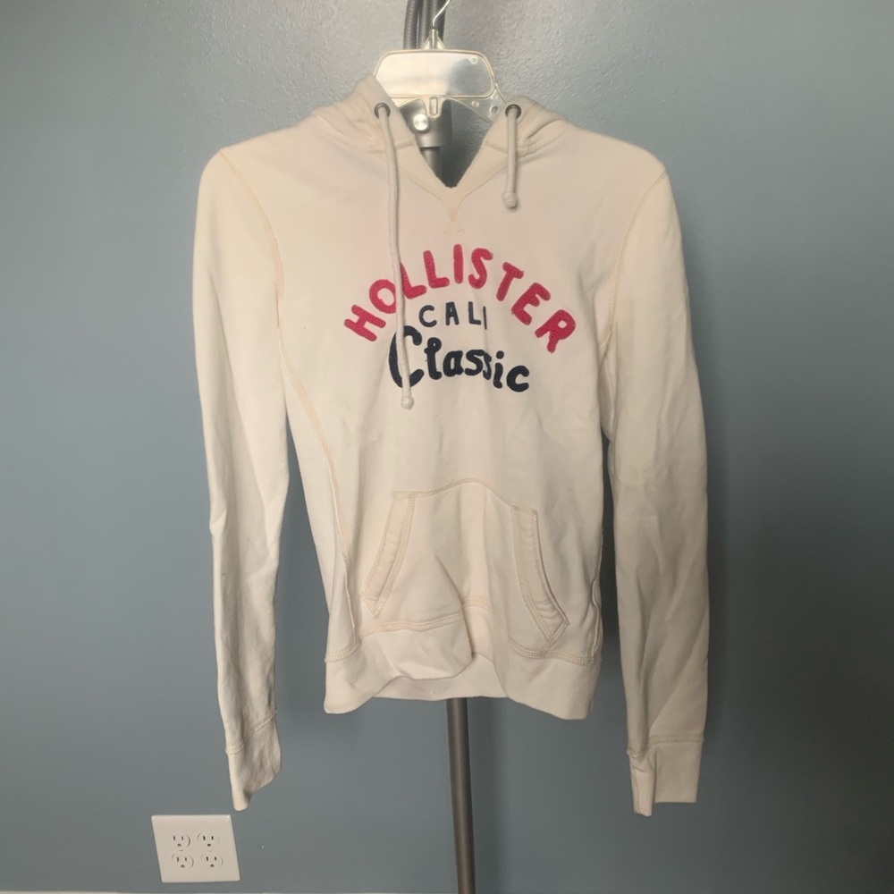 Women’s White Hollister Hoodie size M